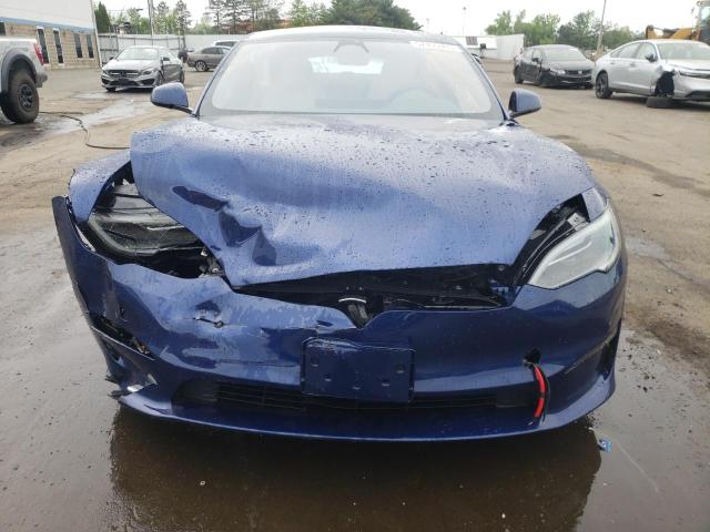 5YJSA1E59SF550219 - 2025 TESLA MODEL S BLUE photo 5