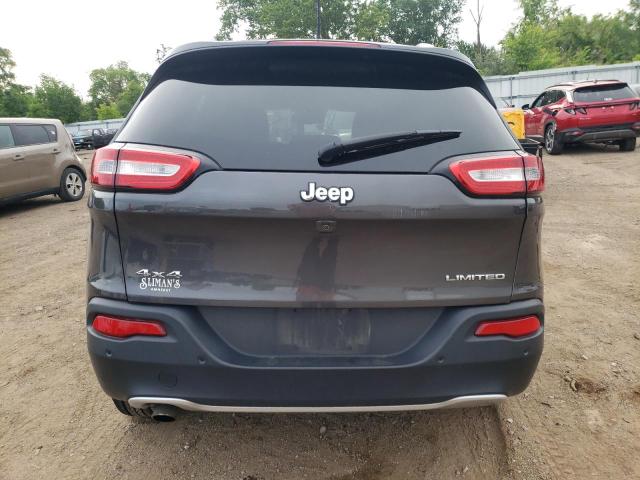 1C4PJMDB3HW639481 - 2017 JEEP CHEROKEE LIMITED GRAY photo 6