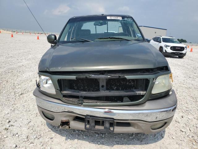 1FTRW07662KE17646 - 2002 FORD F150 SUPERCREW GREEN photo 5