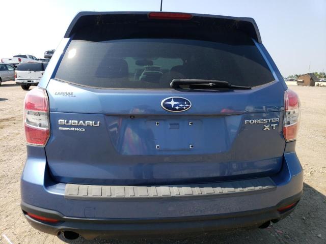 JF2SJGUC2FH560844 - 2015 SUBARU FORESTER 2.0XT TOURING BLUE photo 6