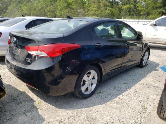 5NPDH4AE4DH241547 - 2013 HYUNDAI ELANTRA GLS BLACK photo 3