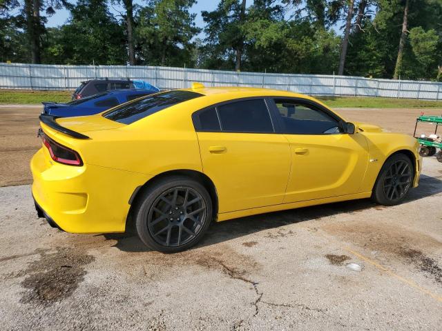 2C3CDXCT4JH150162 - 2018 DODGE CHARGER R/T YELLOW photo 3