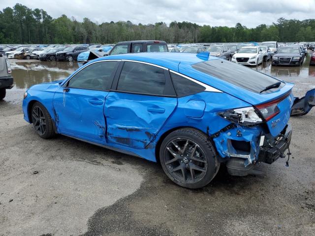19XFL1H89NE021204 - 2022 HONDA CIVIC SPORT TOURING Көк фото 2