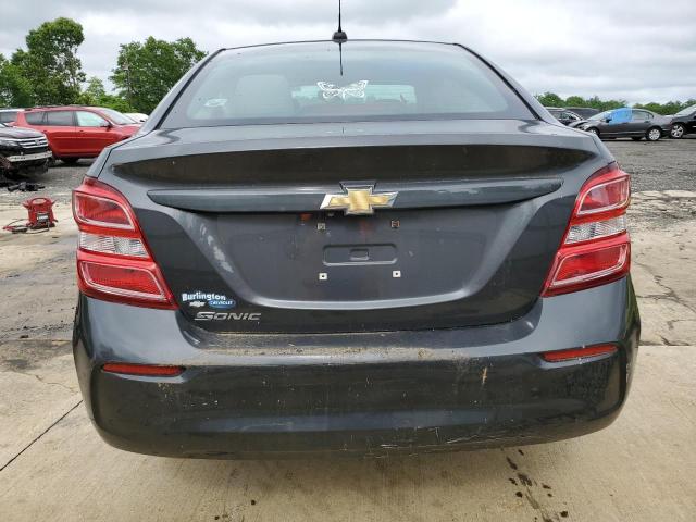 1G1JB5SG6H4146146 - 2017 CHEVROLET SONIC LS GRAY photo 6
