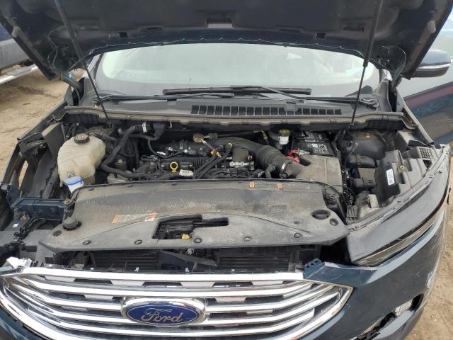 2FMPK4J98KBB48519 - 2019 FORD EDGE SEL BLUE photo 12