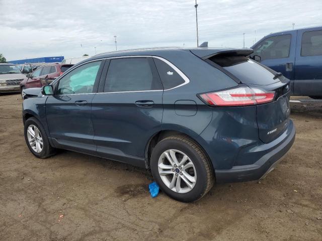 2FMPK4J98KBB48519 - 2019 FORD EDGE SEL BLUE photo 2