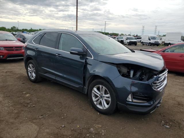 2FMPK4J98KBB48519 - 2019 FORD EDGE SEL BLUE photo 4