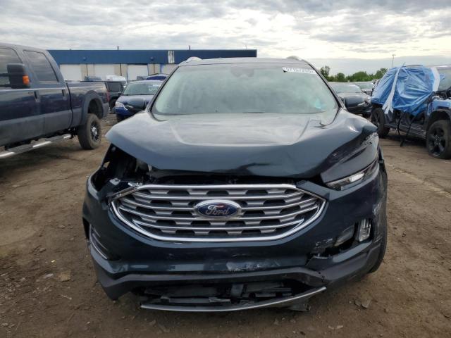 2FMPK4J98KBB48519 - 2019 FORD EDGE SEL BLUE photo 5