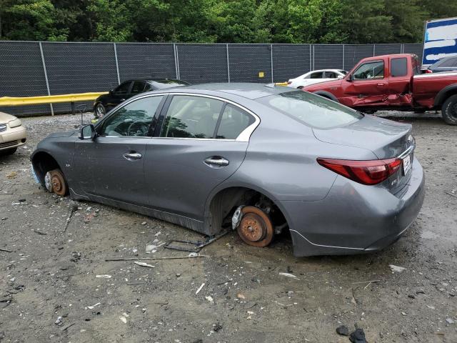 JN1EV7AR7KM592704 - 2019 INFINITI Q50 LUXE GRAY photo 2