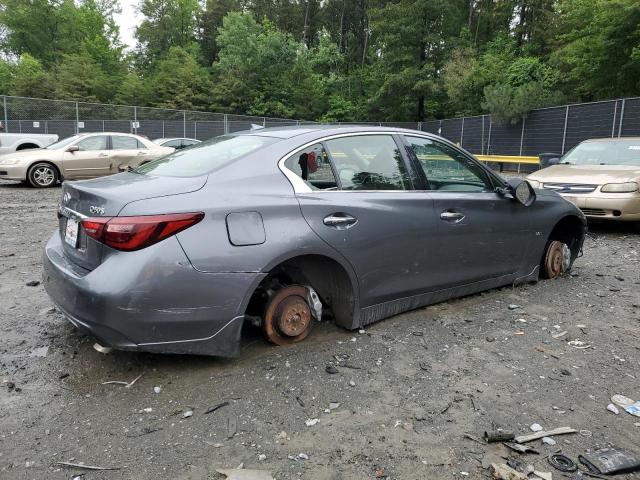 JN1EV7AR7KM592704 - 2019 INFINITI Q50 LUXE GRAY photo 3