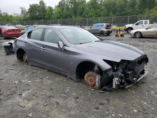 JN1EV7AR7KM592704 - 2019 INFINITI Q50 LUXE GRAY photo 4