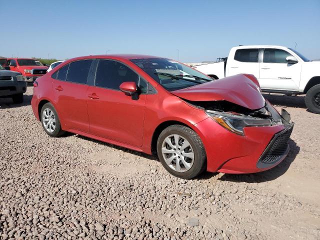 5YFEPMAE2MP264495 - 2021 TOYOTA COROLLA LE RED photo 4