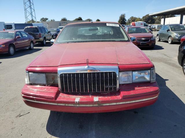 1LNLM82W8RY686803 - 1994 LINCOLN TOWN CAR SIGNATURE BURGUNDY photo 5