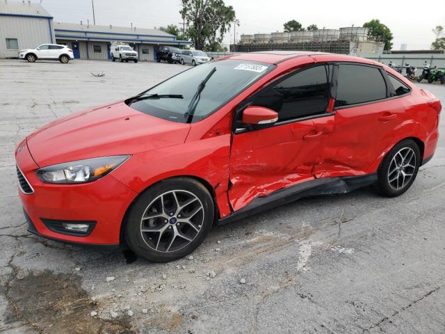 1FADP3H28HL247206 - 2017 FORD FOCUS SEL RED photo 1