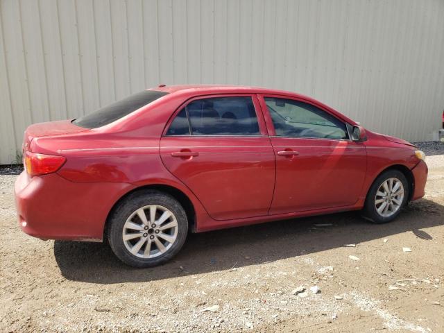 1NXBU4EE7AZ248700 - 2010 TOYOTA COROLLA BASE MAROON photo 3