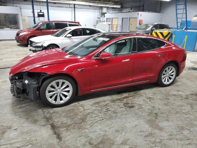 5YJSA1E28JF262311 - 2018 TESLA MODEL S 红色 照片 1