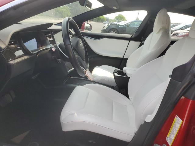 5YJSA1E28JF262311 - 2018 TESLA MODEL S 红色 照片 7