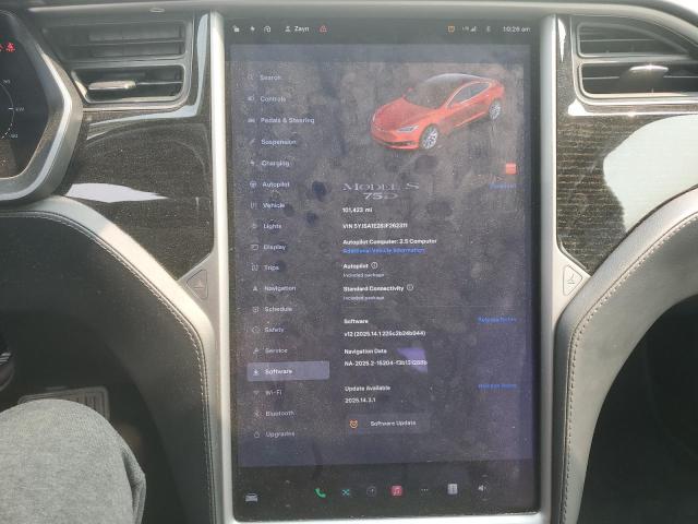 5YJSA1E28JF262311 - 2018 TESLA MODEL S 红色 照片 9