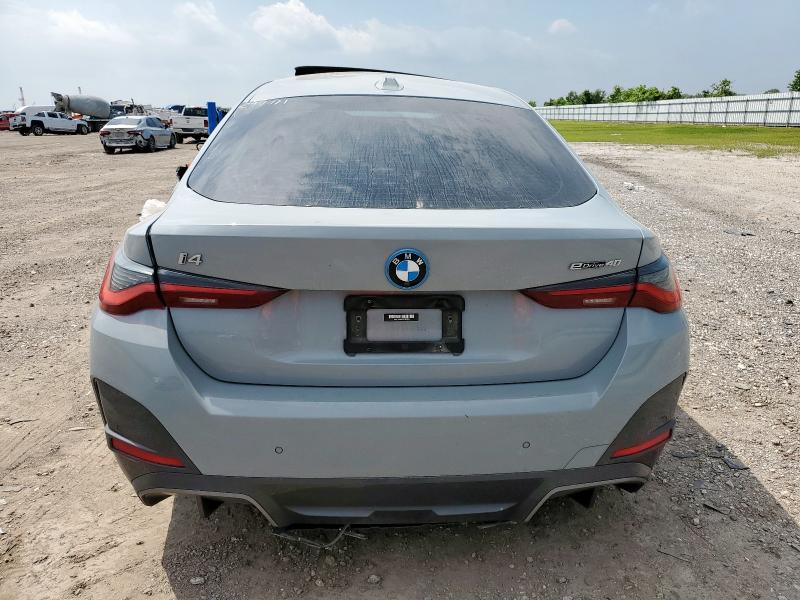 WBY73AW06PFN72554 - 2023 BMW I4 EDRIVE 40 GRAY photo 6