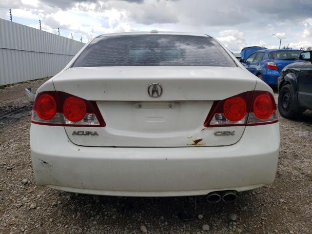 2HHFD56758H201154 - 2008 ACURA CSX TECHNOLOGY WHITE photo 6