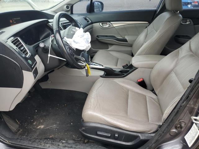 19XFB2F91EE083698 - 2014 HONDA CIVIC EXL 灰色 照片 7
