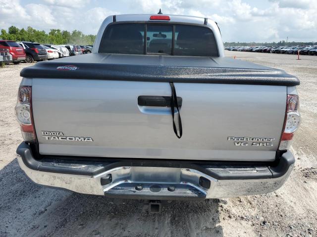 5TFJU4GN4FX075611 - 2015 TOYOTA TACOMA DOUBLE CAB PRERUNNER SILVER photo 6