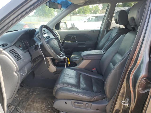 5FNYF18568B057484 - 2008 HONDA PILOT EXL GRAY photo 7