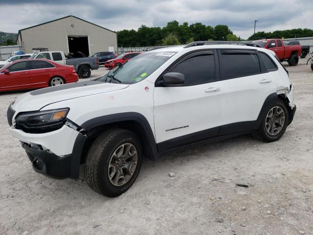1C4PJMBX1MD234689 - 2021 JEEP CHEROKEE TRAILHAWK WHITE photo 1