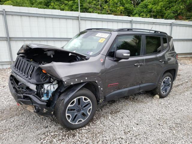 ZACCJBCT5GPD87371 - 2016 JEEP RENEGADE TRAILHAWK GRAY photo 1