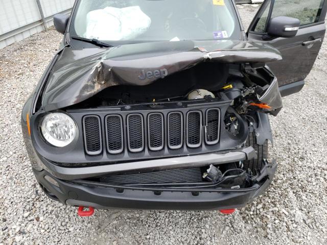 ZACCJBCT5GPD87371 - 2016 JEEP RENEGADE TRAILHAWK GRAY photo 12