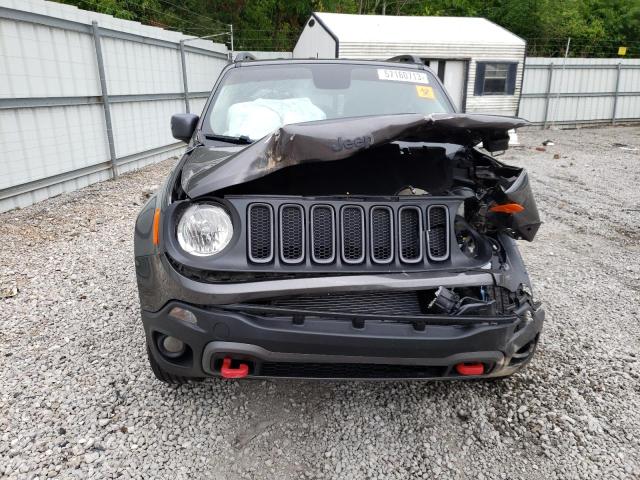 ZACCJBCT5GPD87371 - 2016 JEEP RENEGADE TRAILHAWK GRAY photo 5