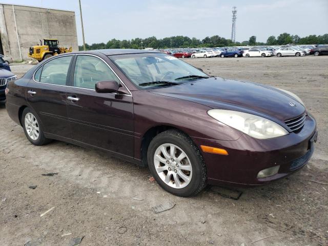 JTHBF30G825037064 - 2002 LEXUS ES 300 BURGUNDY photo 4