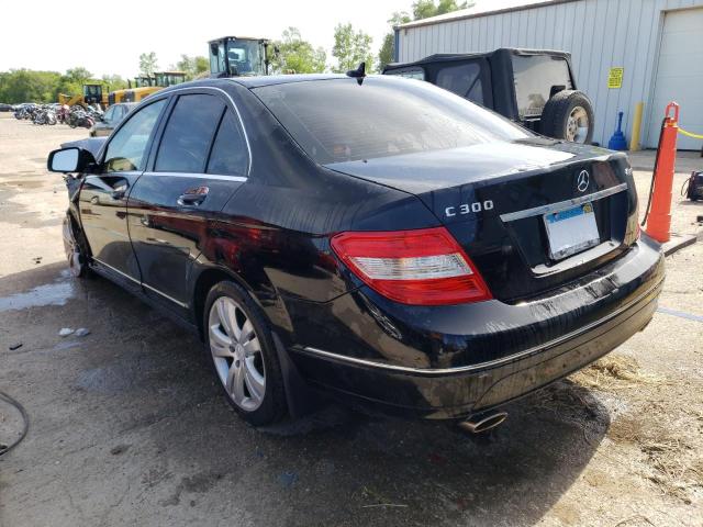 WDDGF81X28F151363 - 2008 MERCEDES-BENZ C 300 4MATIC BLACK photo 2