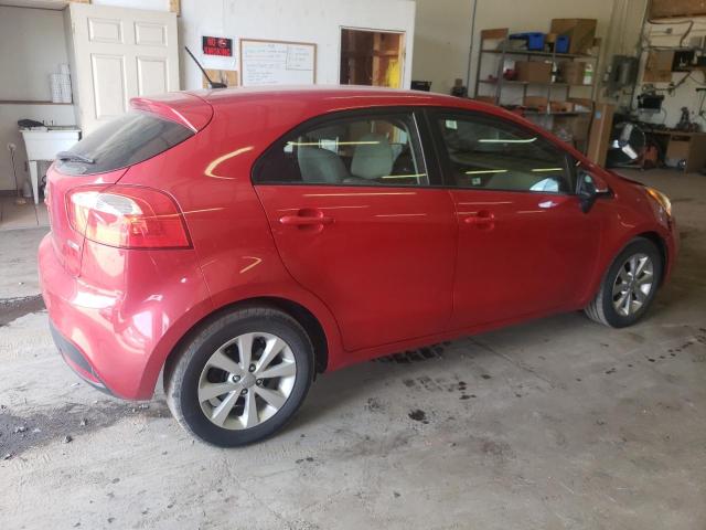 KNADN5A36D6172414 - 2013 KIA RIO EX RED photo 3