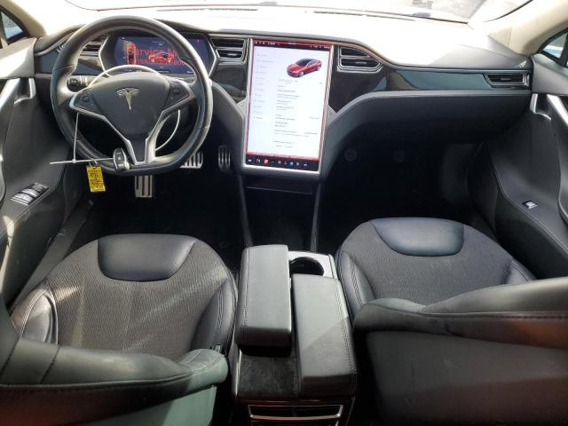 5YJSA1H13EFP60683 - 2014 TESLA MODEL S Червоний фото 8