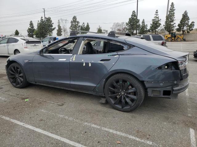5YJSA1S14EFP56277 - 2014 TESLA MODEL S 灰色 照片 2