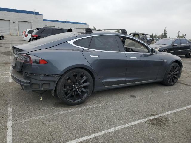 5YJSA1S14EFP56277 - 2014 TESLA MODEL S 灰色 照片 3