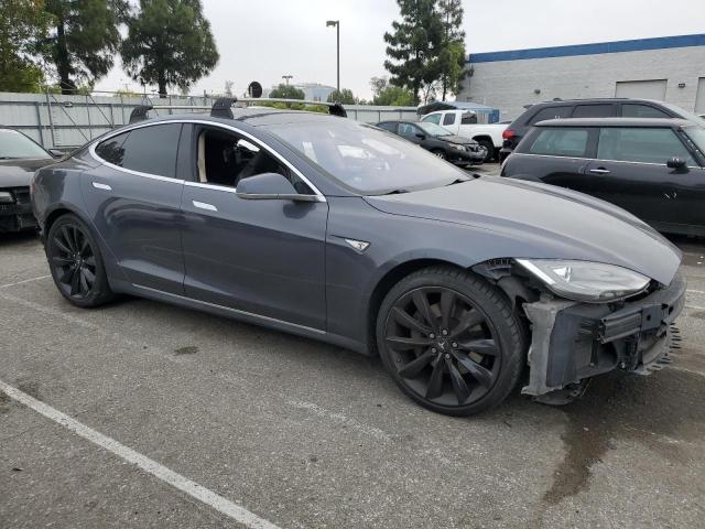5YJSA1S14EFP56277 - 2014 TESLA MODEL S 灰色 照片 4