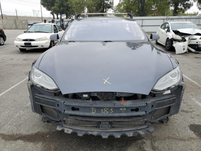 5YJSA1S14EFP56277 - 2014 TESLA MODEL S 灰色 照片 5