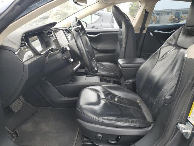 5YJSA1S14EFP56277 - 2014 TESLA MODEL S 灰色 照片 7