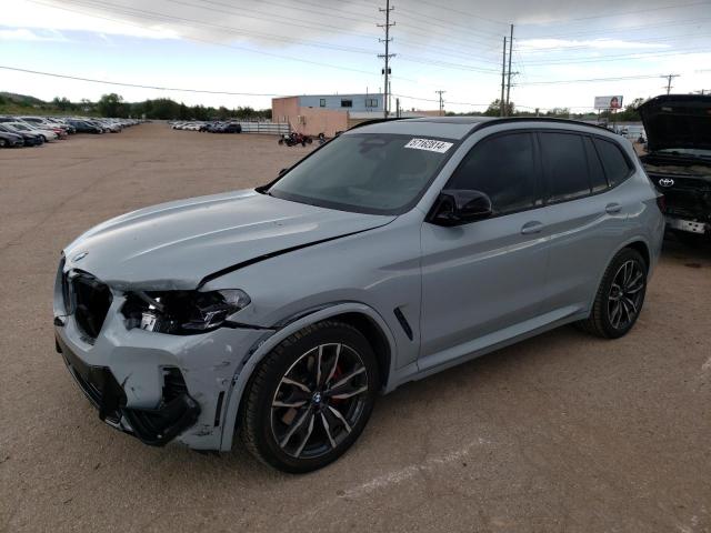 5UX83DP08N9L01947 - 2022 BMW X3 M40I GRAY photo 1