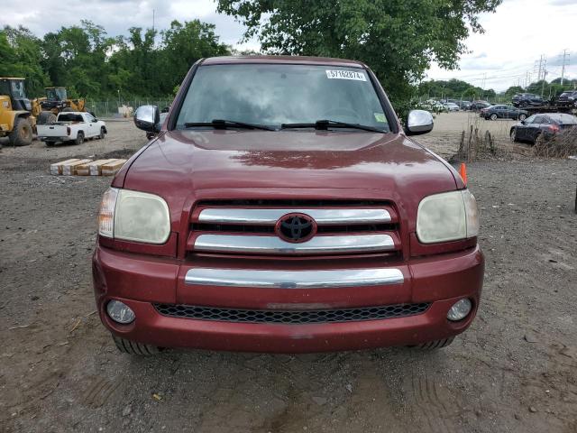 5TBET34175S498051 - 2005 TOYOTA TUNDRA DOUBLE CAB SR5 RED photo 5