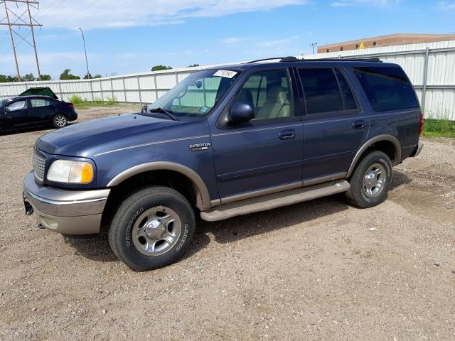 1FMFU18L21LB25600 - 2001 FORD EXPEDITION EDDIE BAUER BLUE photo 1