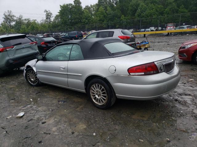 1C3EL55R24N339907 - 2004 CHRYSLER SEBRING LXI SILVER photo 2