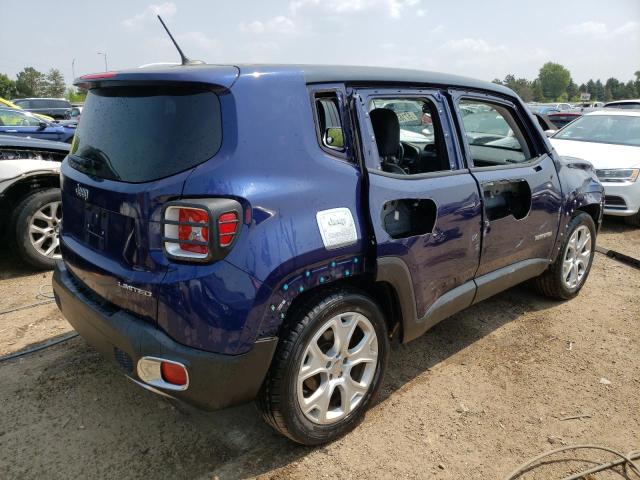 ZACCJADT5GPC77655 - 2016 JEEP RENEGADE LIMITED BLUE photo 3