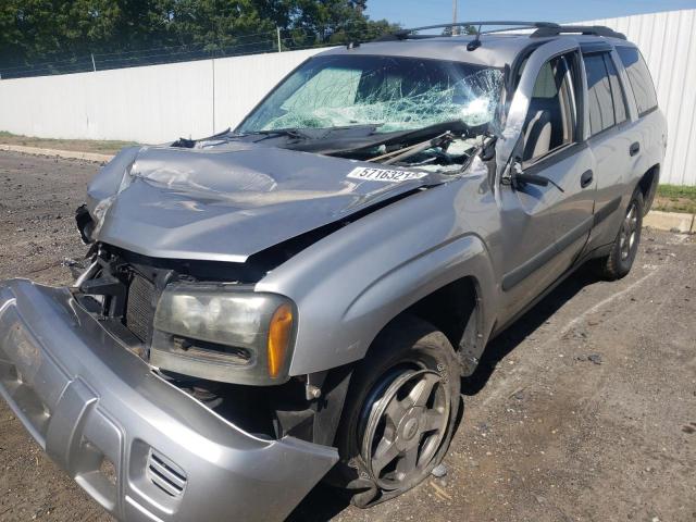 1GNDT13S452168450 - 2005 CHEVROLET TRAILBLAZE LS SILVER photo 10