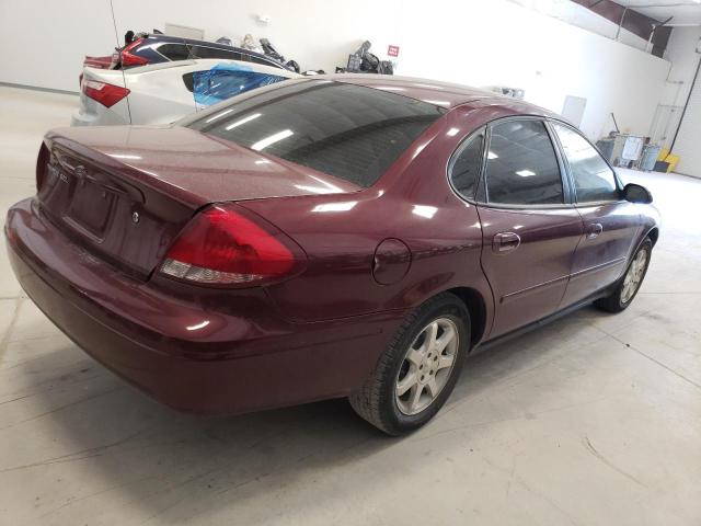 1FAFP56U07A135406 - 2007 FORD TAURUS SEL BURGUNDY photo 3