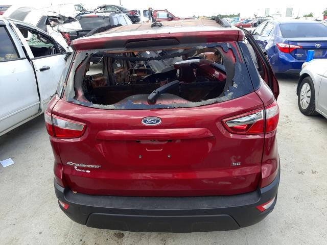 MAJ3S2GE8MC446718 - 2021 FORD ECOSPORT SE RED photo 10