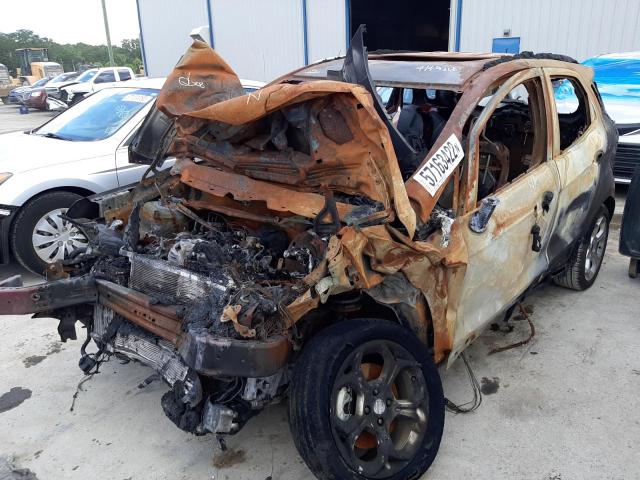 MAJ3S2GE8MC446718 - 2021 FORD ECOSPORT SE RED photo 2