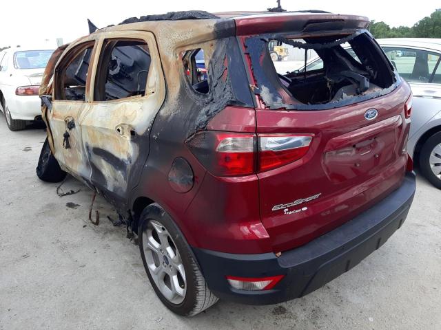 MAJ3S2GE8MC446718 - 2021 FORD ECOSPORT SE RED photo 3